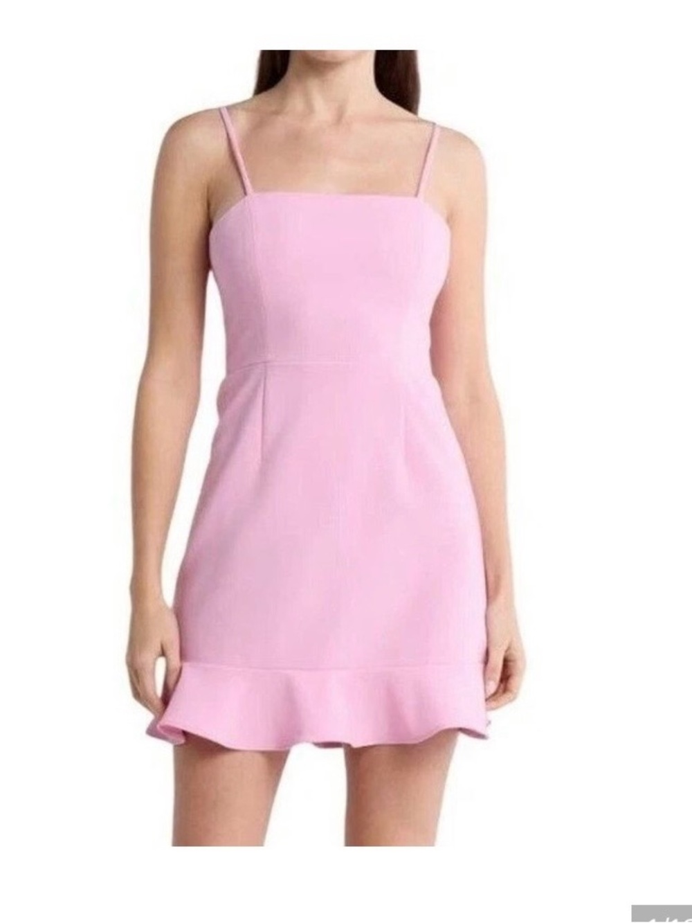 French Connection Pink Spaghetti-Strap Prom/Party Mini Dress Size 12 NWT